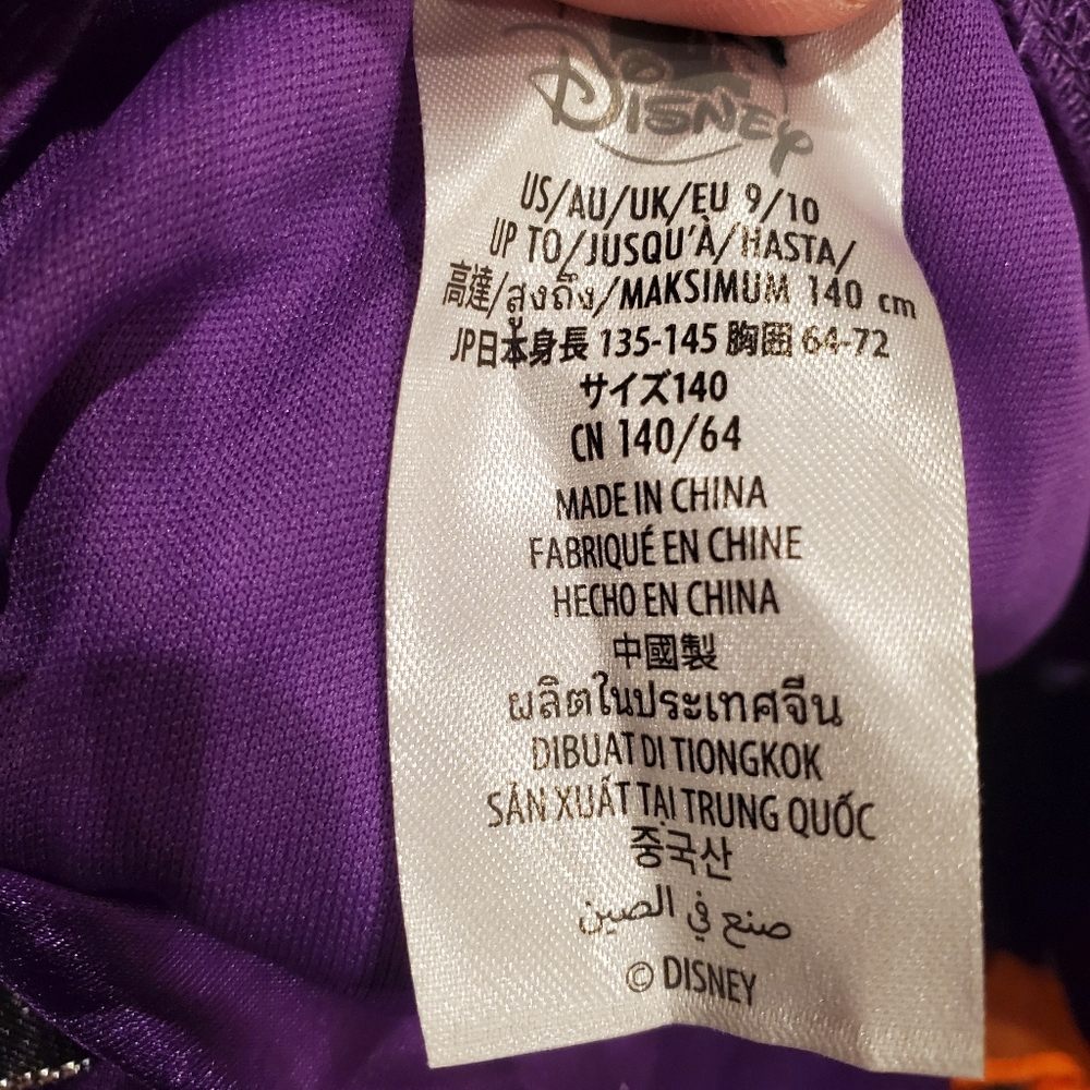 Disney Minnie Mouse Witch Purple and Orange Costume With Hat - 9/10 - Picture 10 of 14